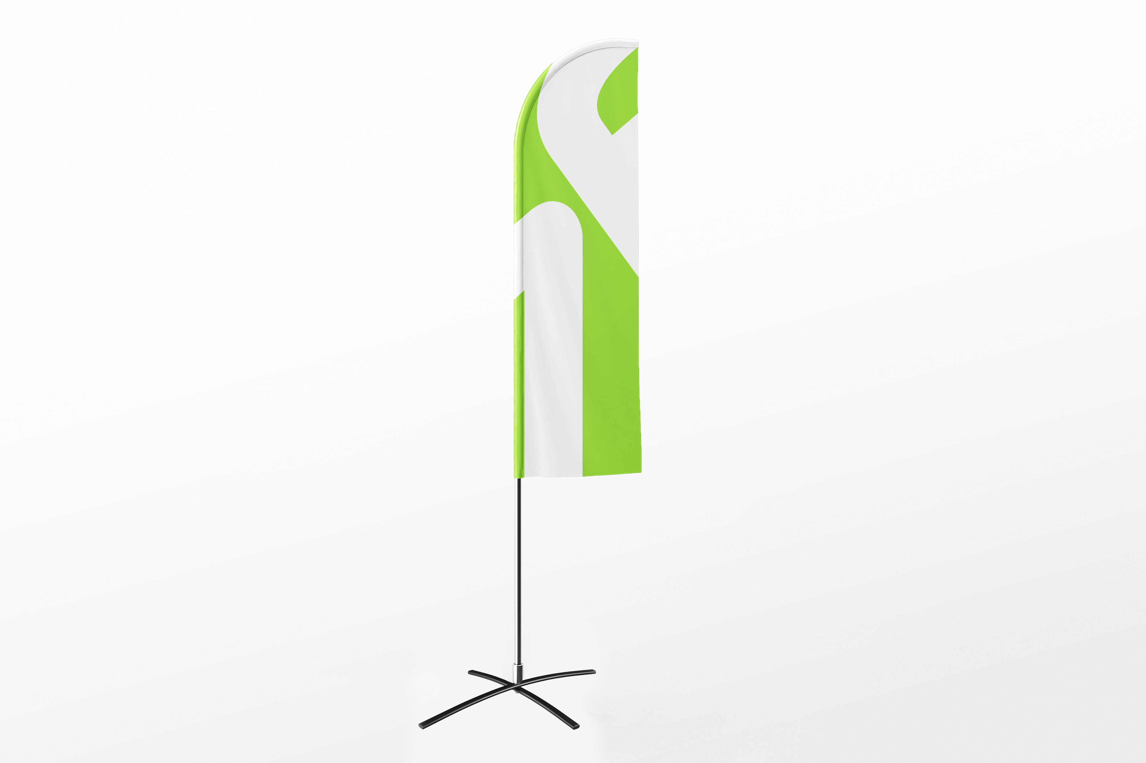 Beachflag Straight Komplettsystem