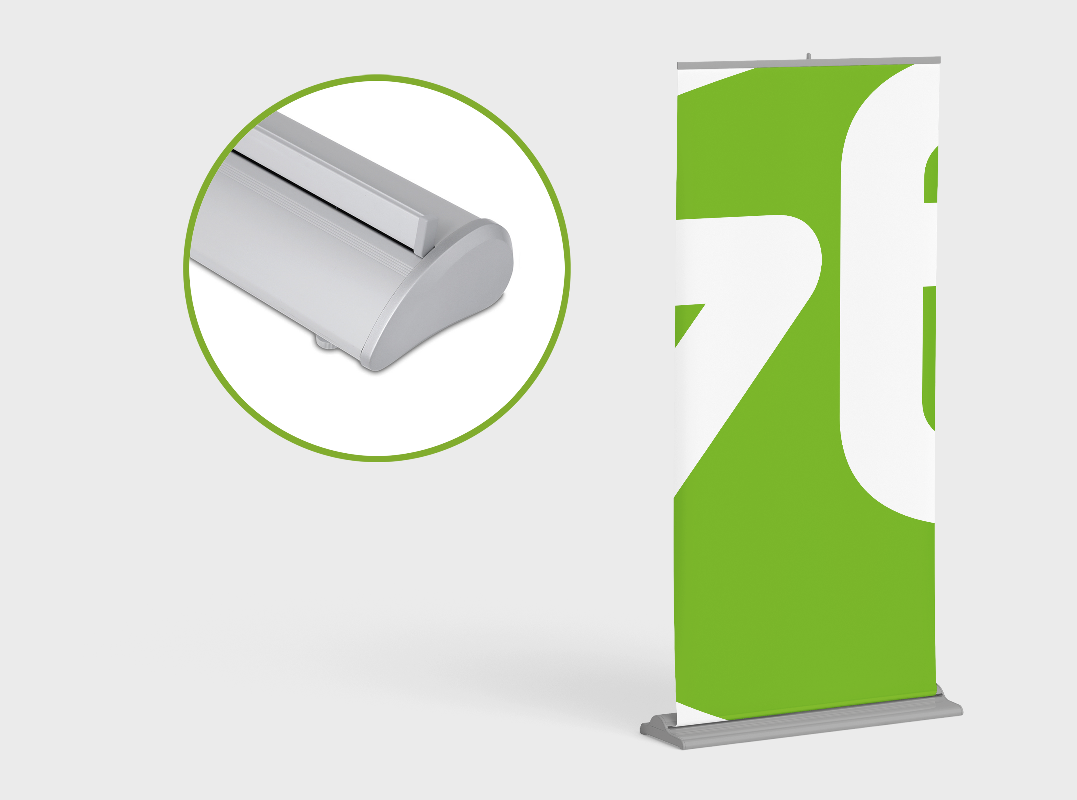 Rollup Deluxe Komplettsystem 1000 mm